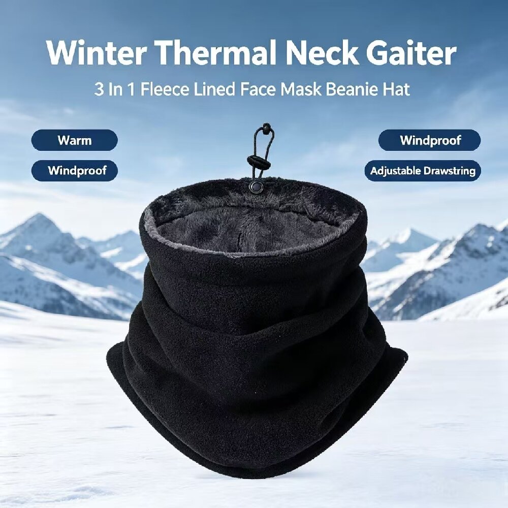Neck Gaiter Fleece - Winter MotorcycleWarm Mask Men Women Fleece