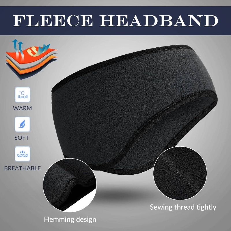 Unisex Winter Thermal Anti-col - Winter Headband Fleece ulasan dan harga