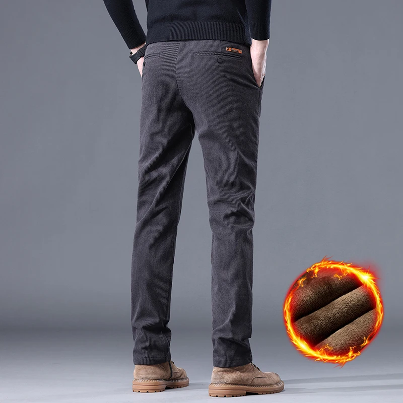2024 New in Winter Pants Men S - Corduroy Pant Warm ulasan dan harga