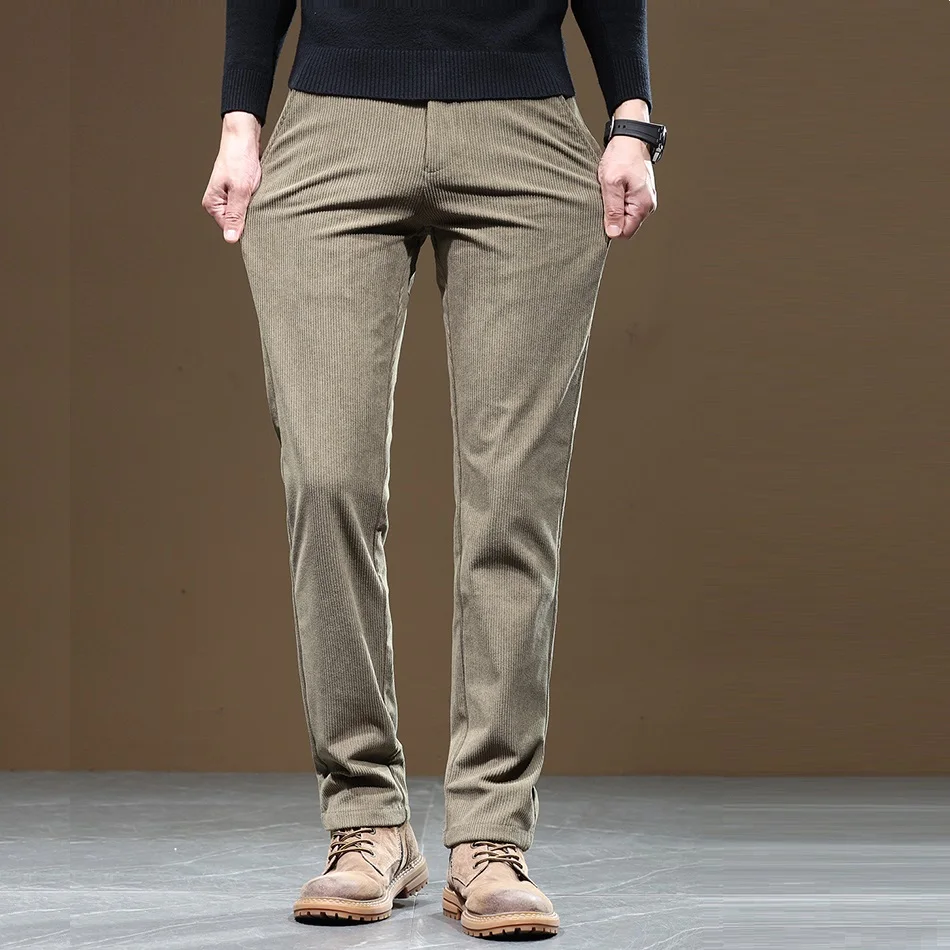 2024 New in Winter Pants Men S - Corduroy Pant Warm ulasan dan harga