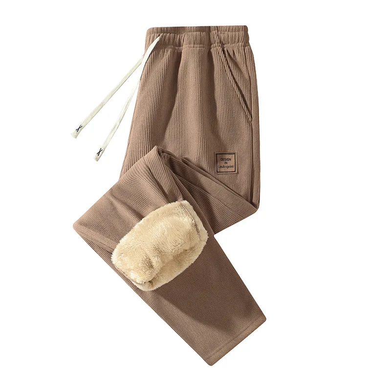 Winter Warm Pants Men's Thick  - Corduroy Pant Warm ulasan dan harga