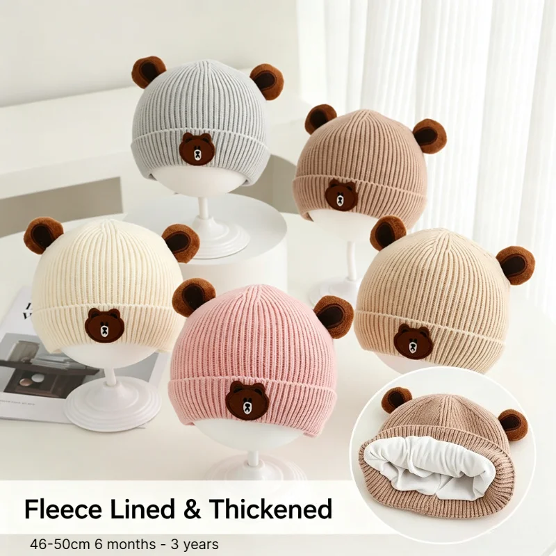Baby Winter Hat 46-50cm 6 Mont - Knit Beanie Hat Warm ulasan dan harga