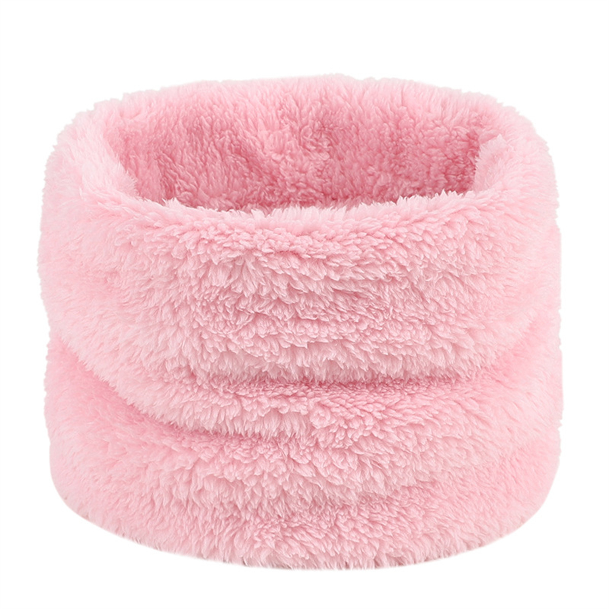 New solid color fleece-lined c - Neck Gaiter Fleece ulasan dan harga