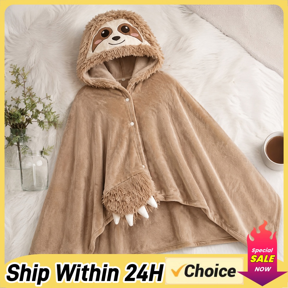 Halloween Oversized Hoodie Bla - Shawl Wrap Winter ulasan dan harga