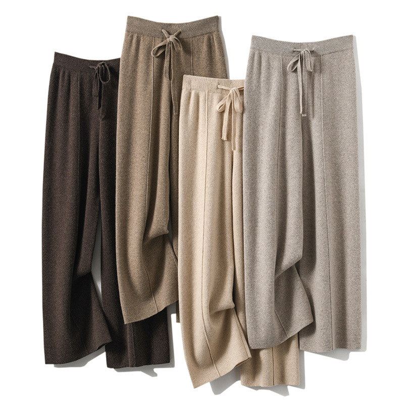 Women's Solid Color Loose Wide - Corduroy Pant Warm ulasan dan harga