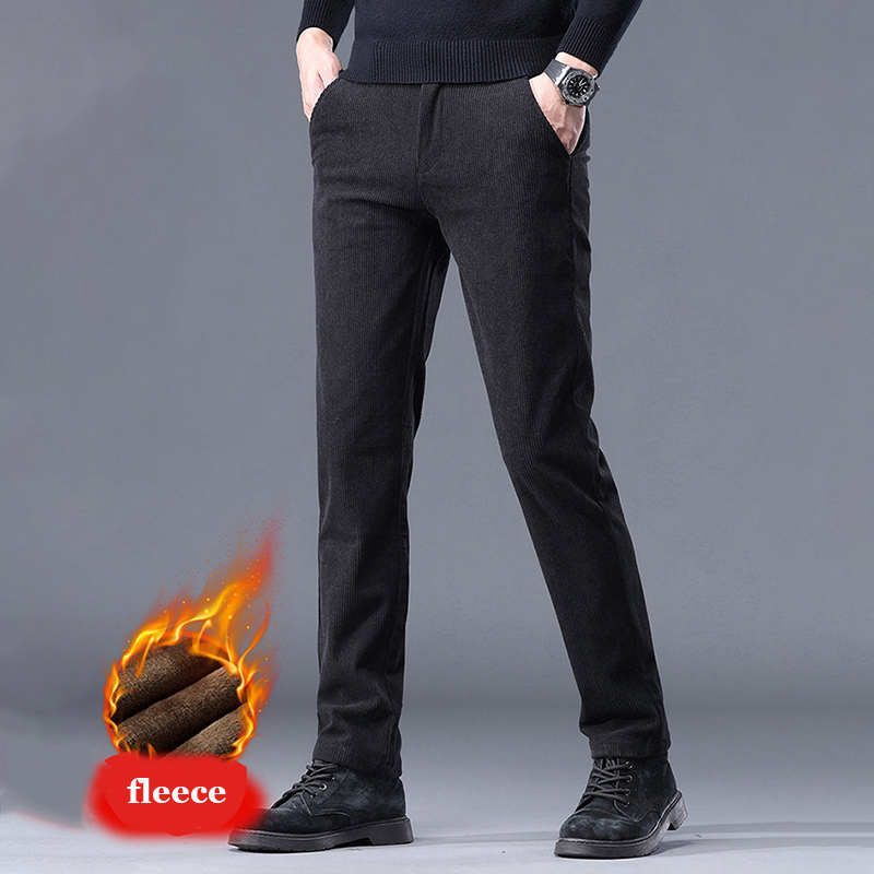 Men Thick WarmBusiness Pants W - Corduroy Pant Warm ulasan dan harga