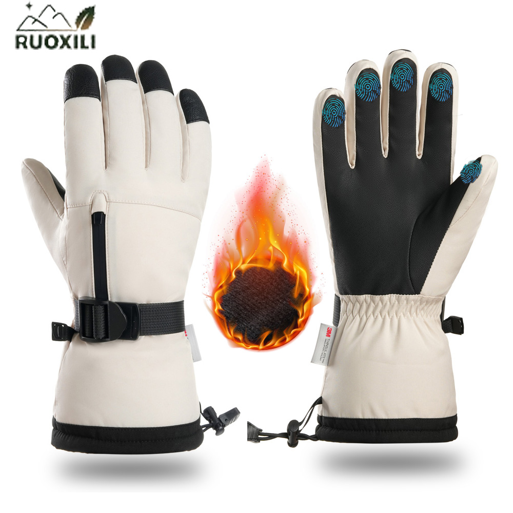 Winter Ski Gloves Men Women, W - Snow Glove Insulated ulasan dan harga