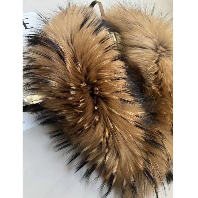 Raccoon Fur Collar Female Wint - Shawl Wrap Winter ulasan dan harga