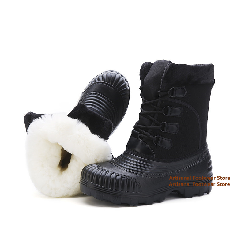 Men Camouflage Snow Boots Wate - Waterproof Winter Boot ulasan dan harga